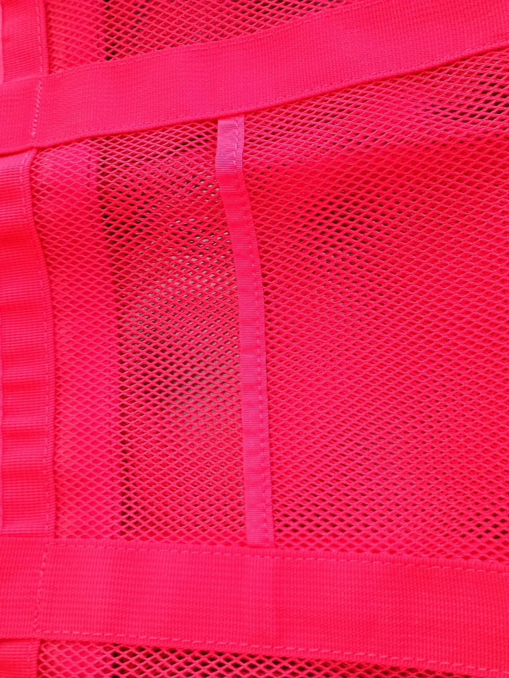 Primark Red Mesh Tote Bag - Picture 6 of 8